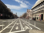 Cycle track in Pennsylvania Avenue