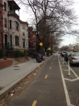 Cycle Track on 15th Street in Logan Circle area